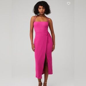 Astr hot pink cocktail dress